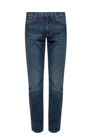 Jeansy z naszywką z logo, zdjęcie 1 Jeansy z naszywką z logo od Emporio Armani